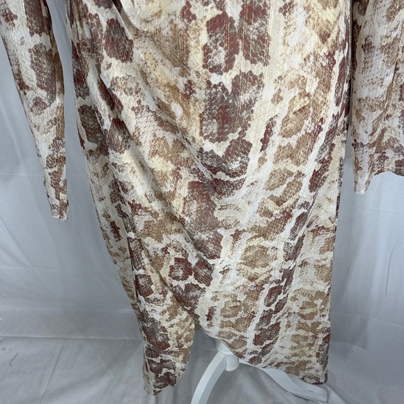 LOVERS + FRIENDS Bracken Snake Print Dress M - Picture 5 of 9